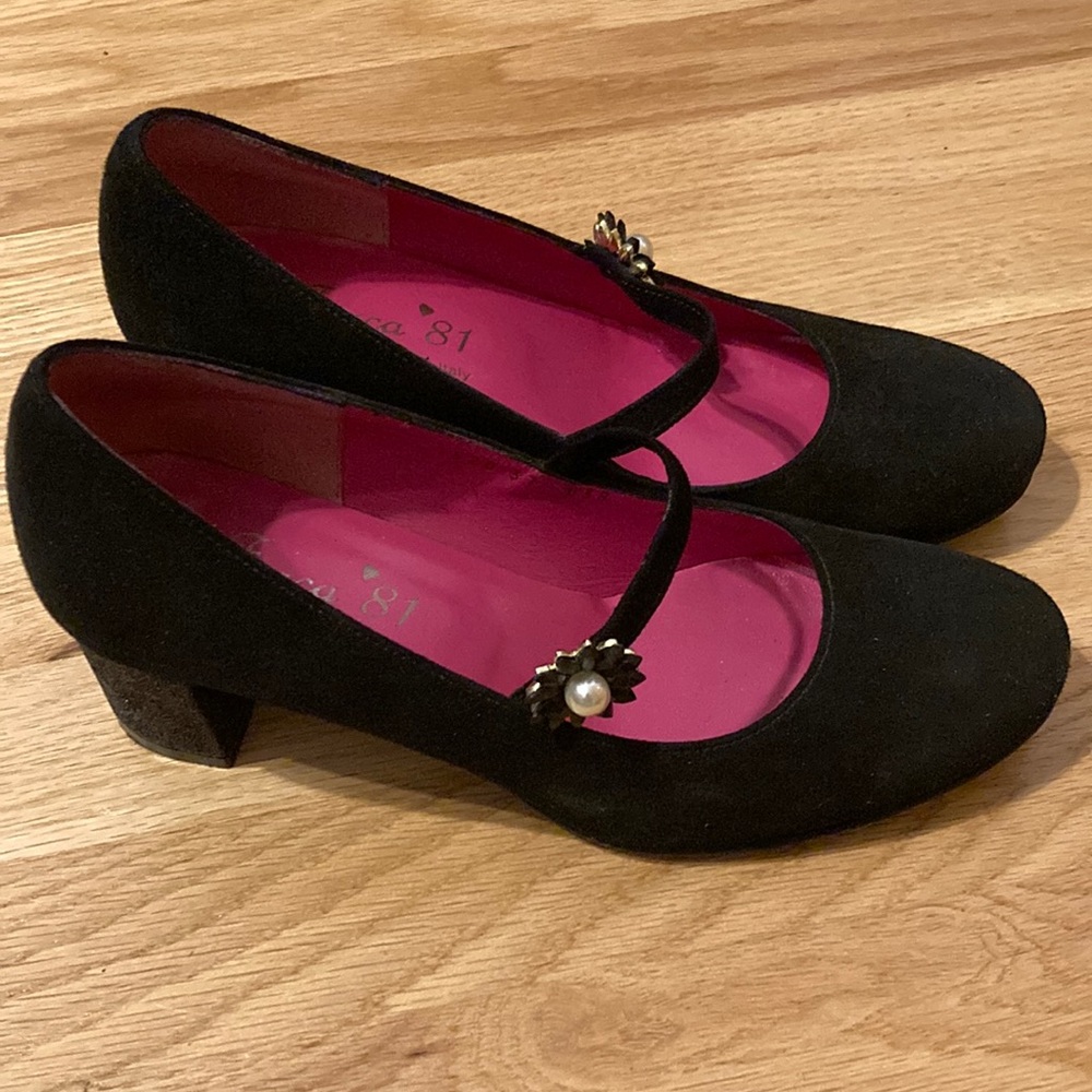 Ferca ‘81 Sparkle Heel Mary Janes